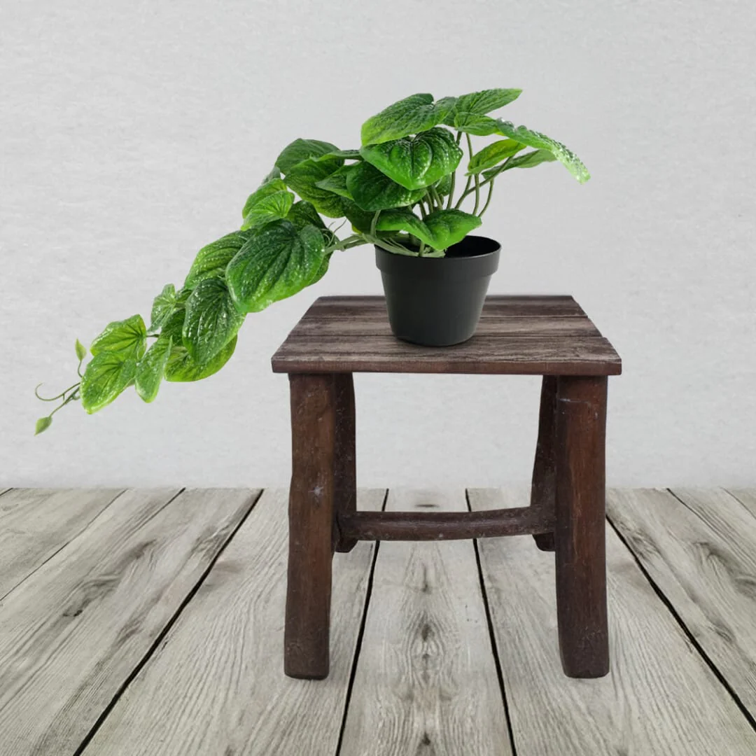 Artificial Trailing Potted Pothos Plant - Image 4