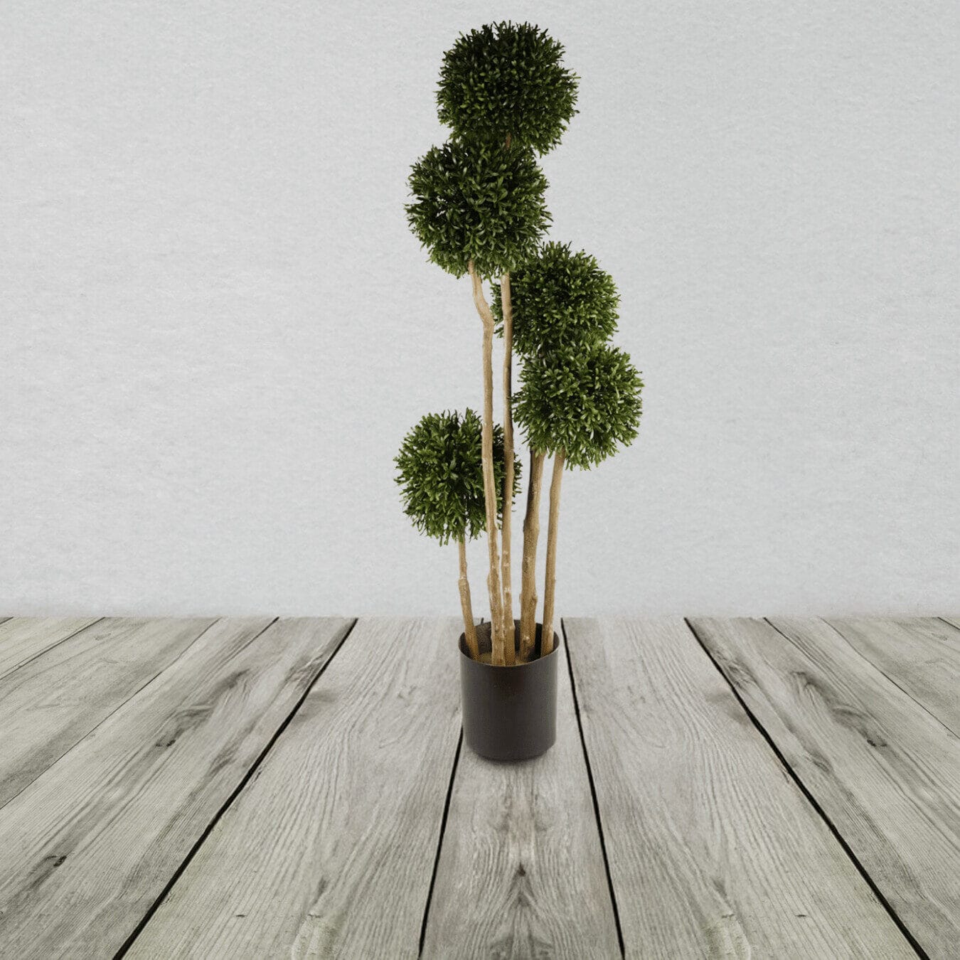 Balls UV Resistant Topiary with Natural Trunk