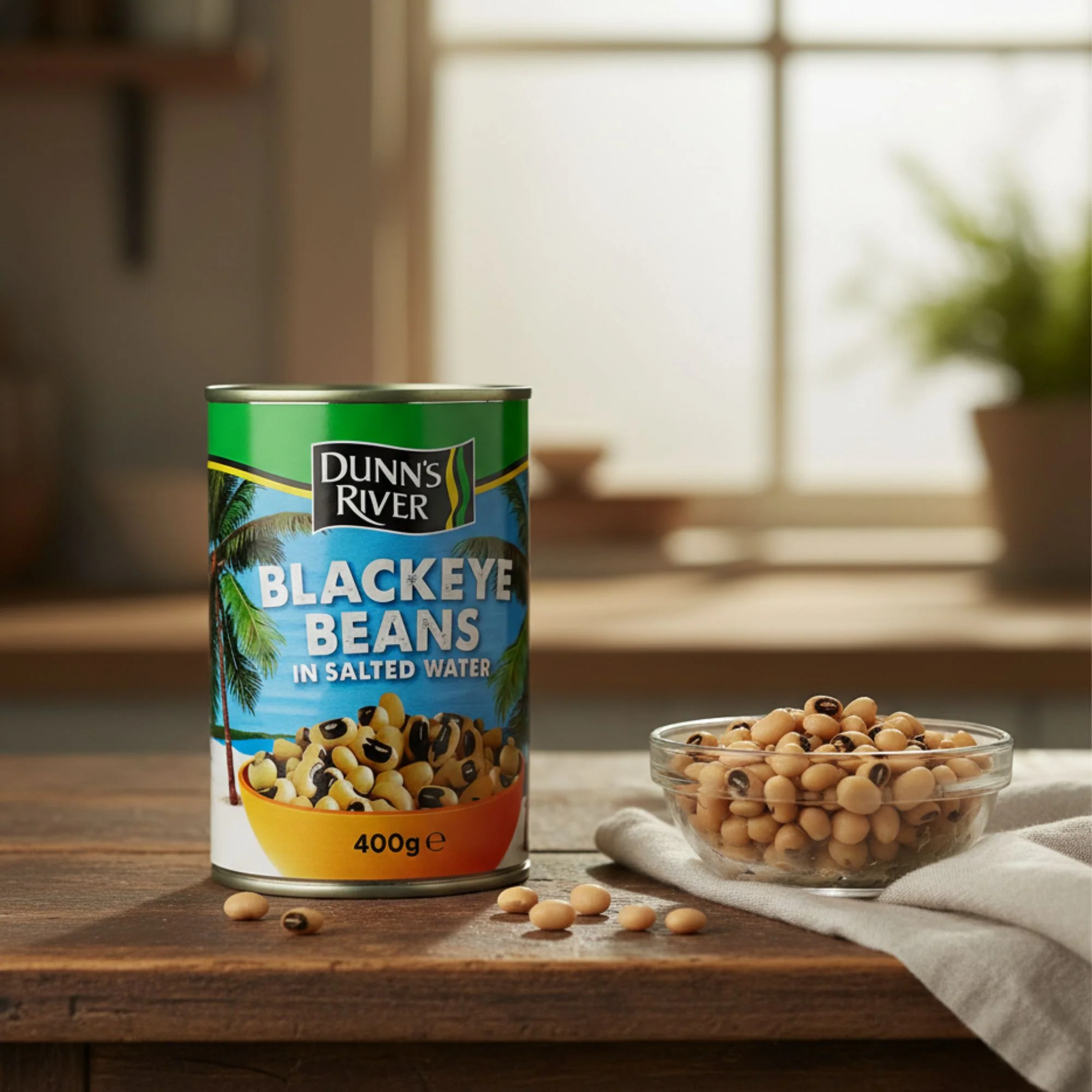 Dunns River, Black-eye Beans (canned in water) 400g