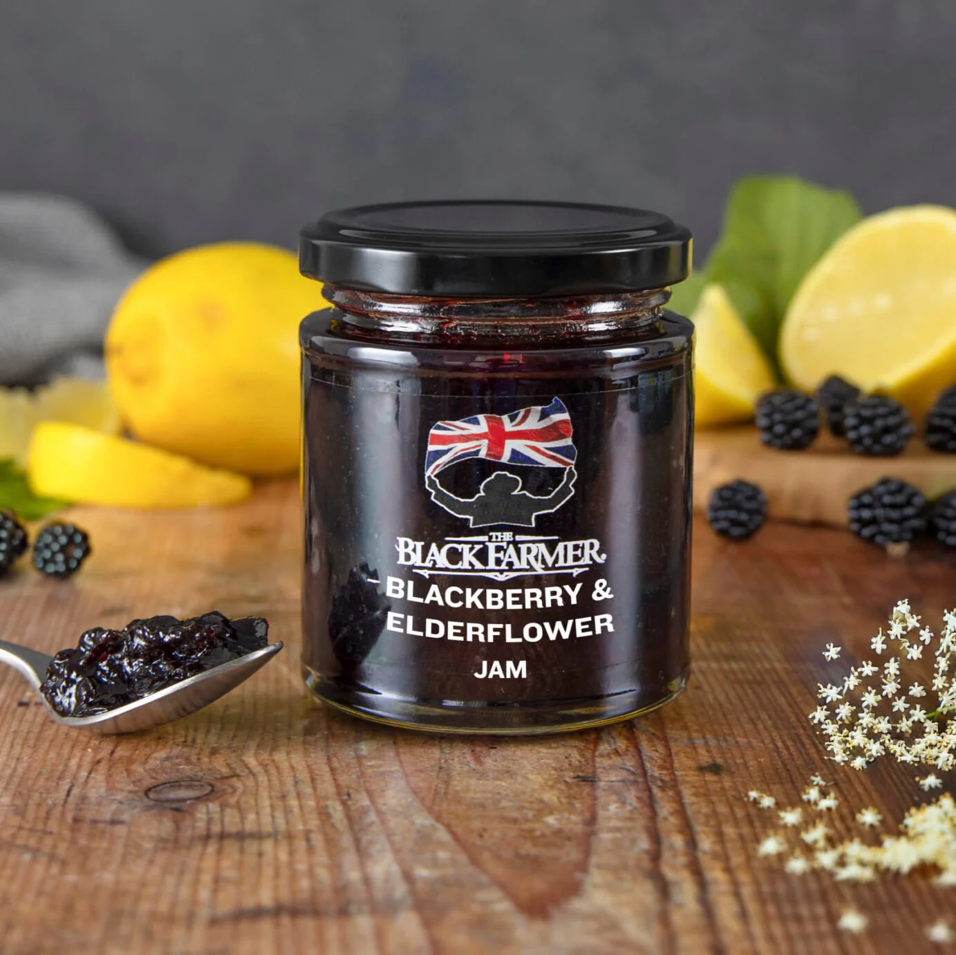 Blackberry & Elderflower Jam 227g