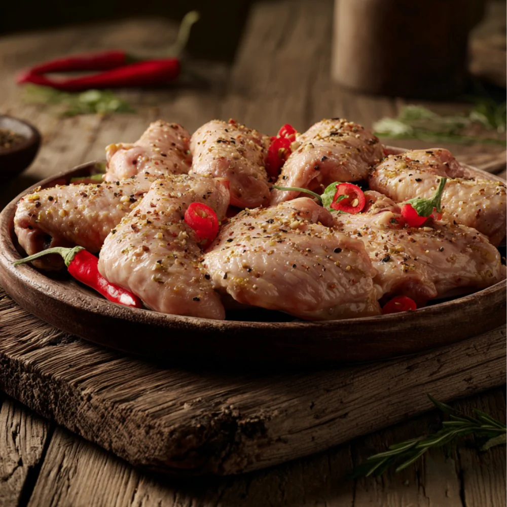 Free Range Chicken Wings - Various Flavours (500g) - Image 3
