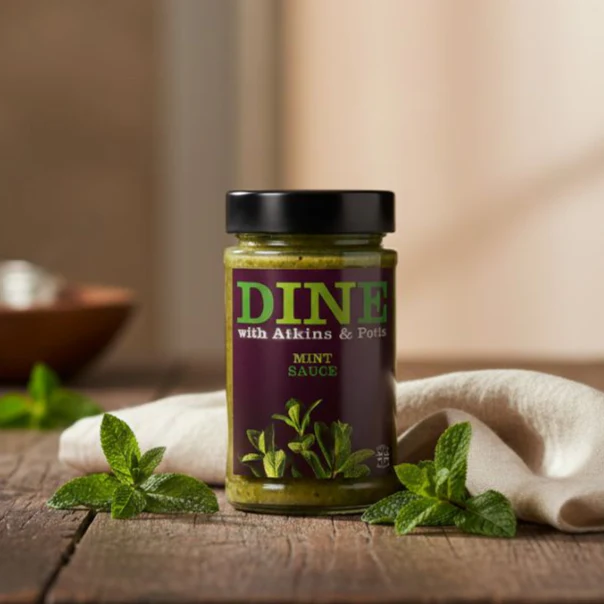 Dine with Atkins and Potts Mint Sauce