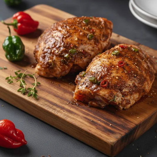 Jerk Chicken Thighs bone-in (GF)