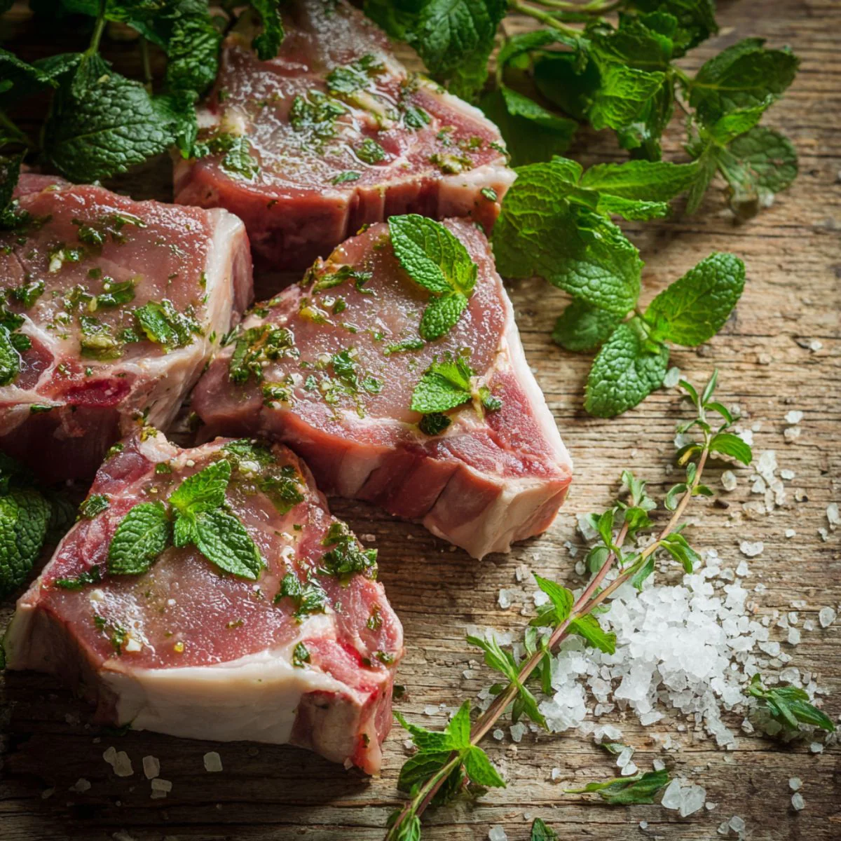 Lamb Loin Chops, Minted (200g)