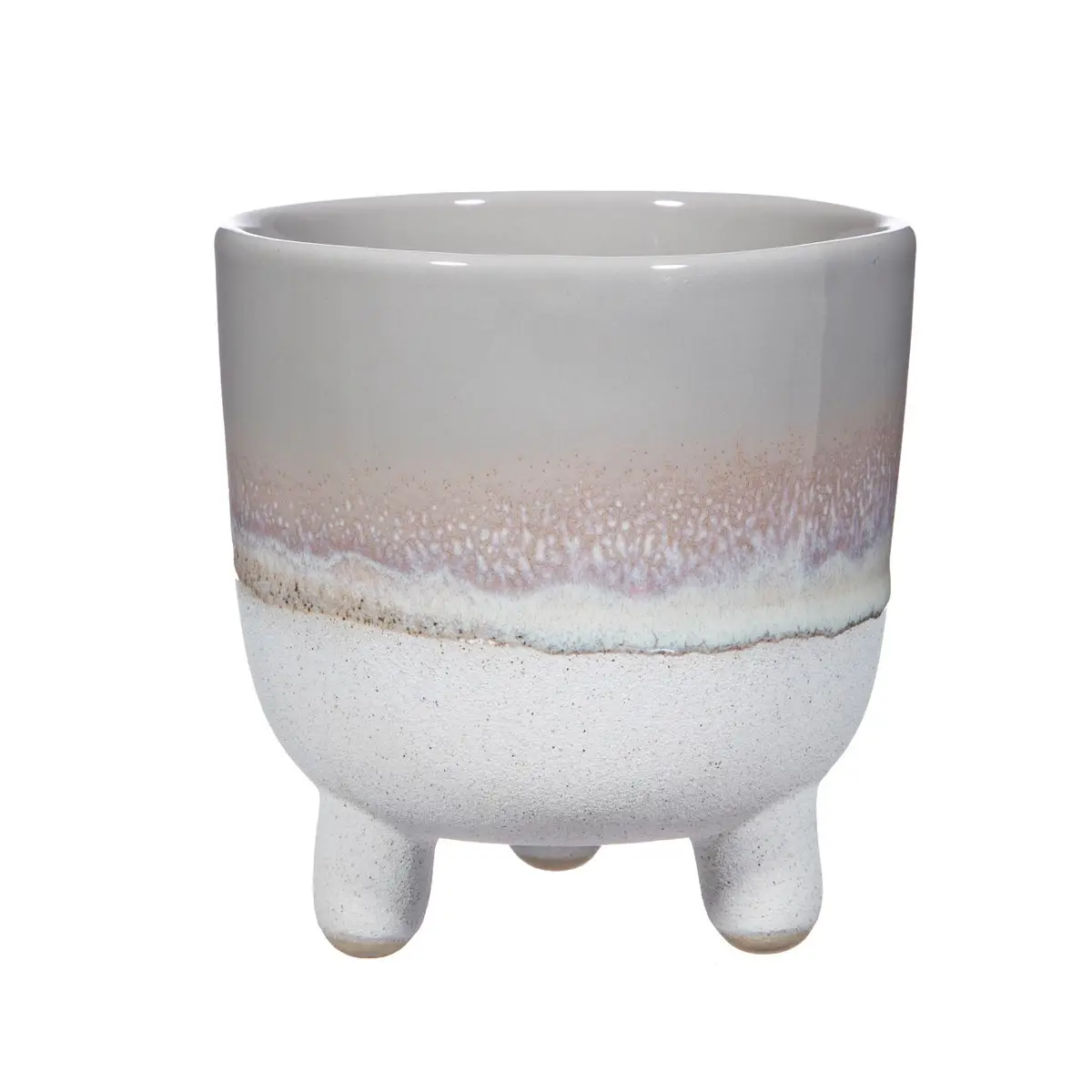 Mojave Glaze Large Planter On Legs - Image 3