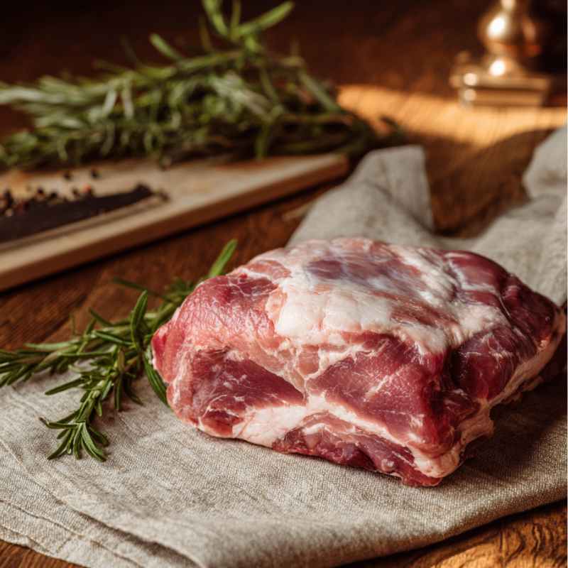 Pork Shoulder Blade - Bone-In Rolled