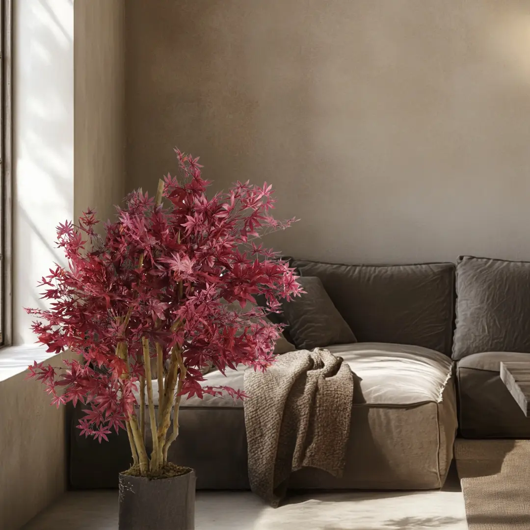 Red Maple Artificial Tree