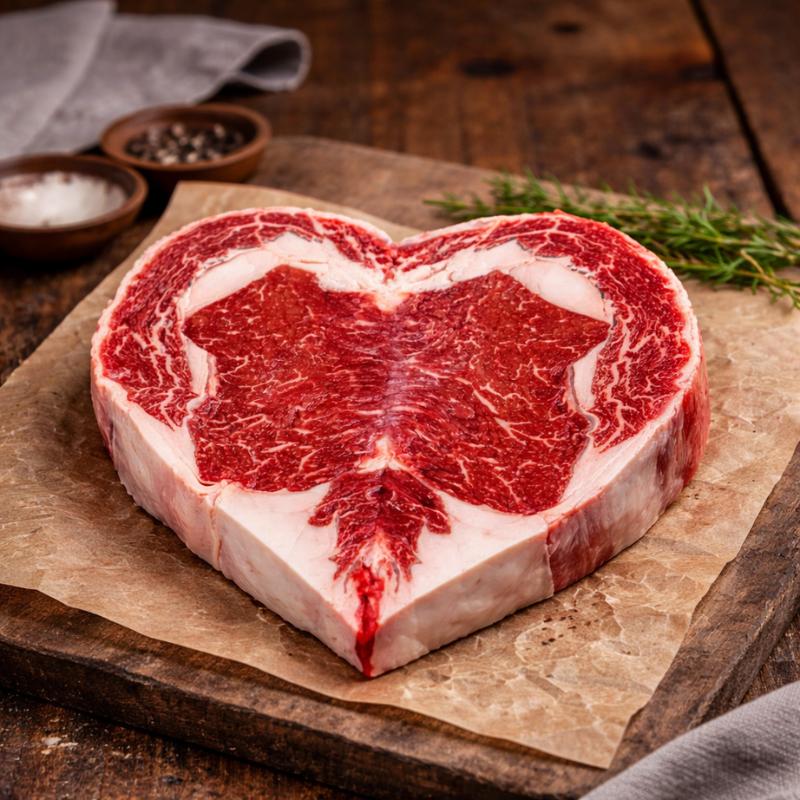 Ribeye Valentine Steak