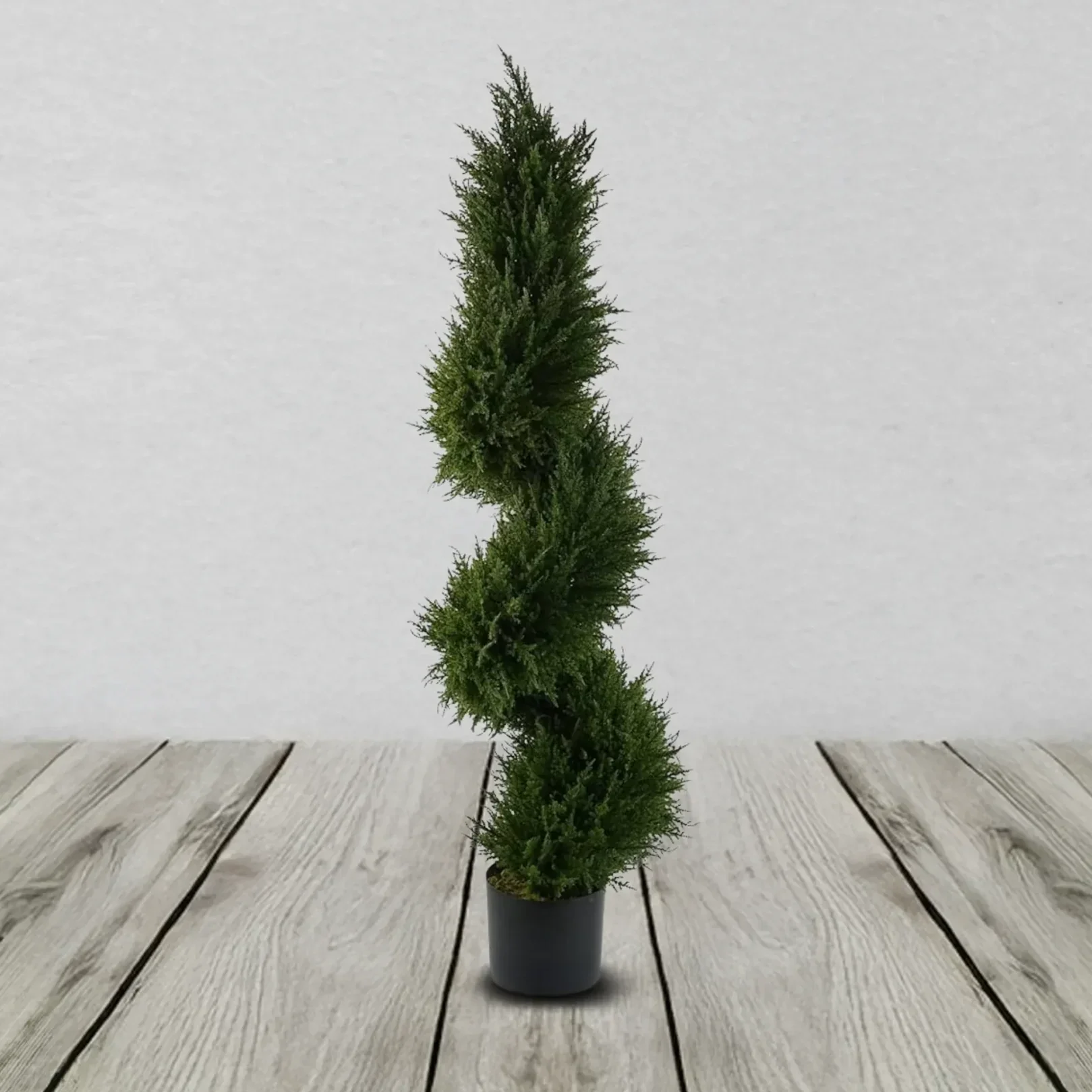 Spiral Cypress Artificial Topiary Tree
