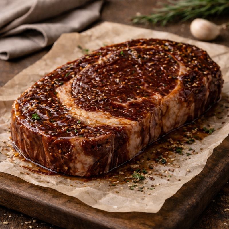 Beef Ribeye Steak - Sticky BBQ