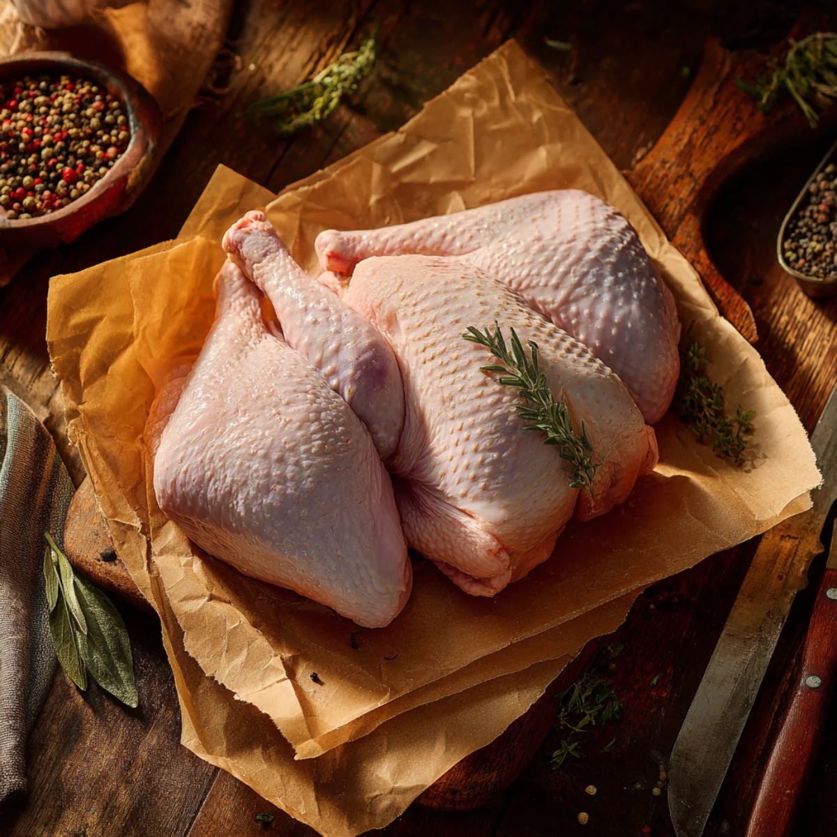 Guinea Fowl, Whole Jointed, 2 Breasts & 2 Legs